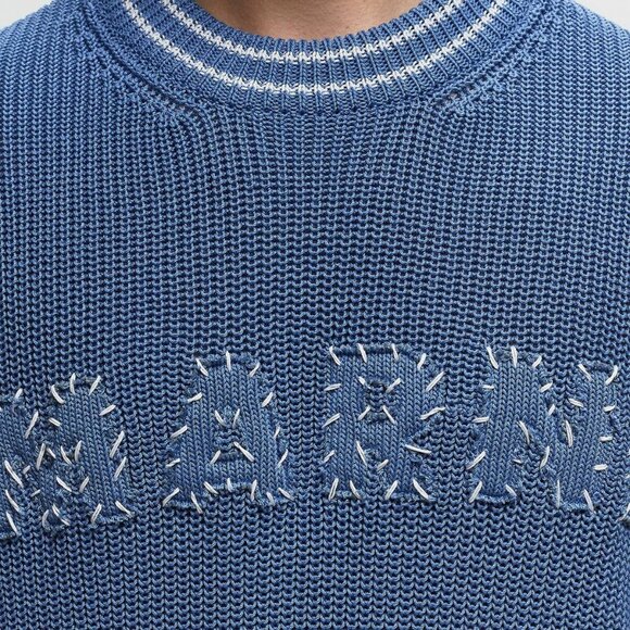 AUTH MARNI SWEATER Men Pullover Jumper Size 46 Blue MSRP $1,071 - Picture 4 of 16
